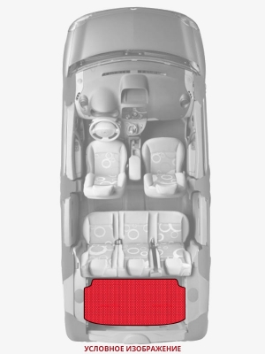 ЭВА коврики «Queen Lux» багажник для Chevrolet Lacetti 5D